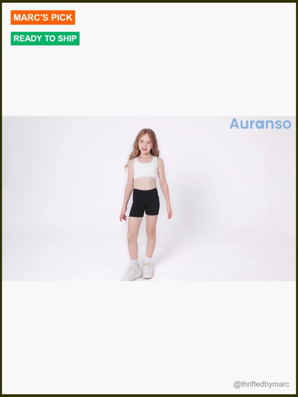 Girls Bike Shorts - Breathable Dance Biker Under Shorts for Dresses - Picture 7 of 7